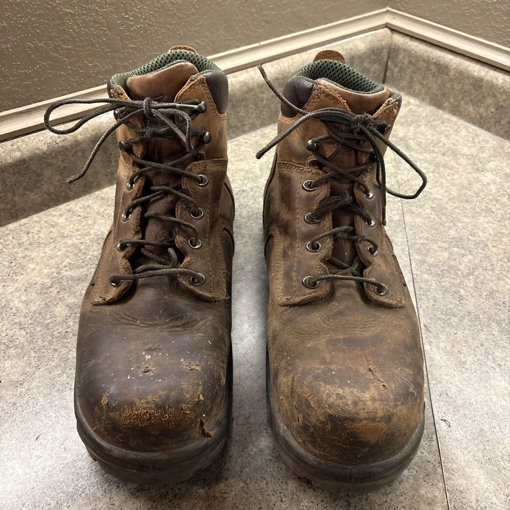 Redwing Men's Steel Toe Boots Sz 14‎ D ASTMF2413-11 Preowned Good Cond. Scuffs